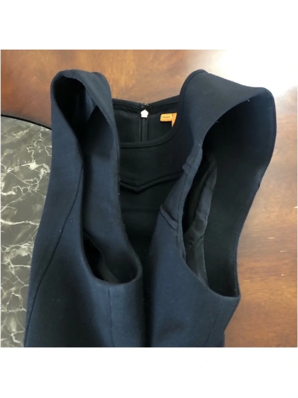 TORY BURCH Elegant Black Sleeveless Dress sz6 classic Midi black special events